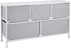 Amazon Basics Extra Wide Fabric 5-Drawer Storage Organizer Unit - Image 5