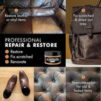 FORTIVO Leather Recoloring Balm, Color Restorer, Scratch Remover, Couch Paint - Image 4