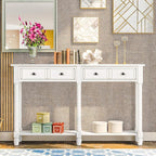 Merax Retro Console Table Sofa Table - Image 3