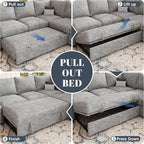 85 Inch Modular Sectional Sofa - Image 7