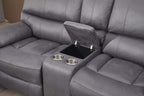 Betsy Furniture Microfiber Reclining Sofa Couch Set Living Room Set 8007 - Image 9